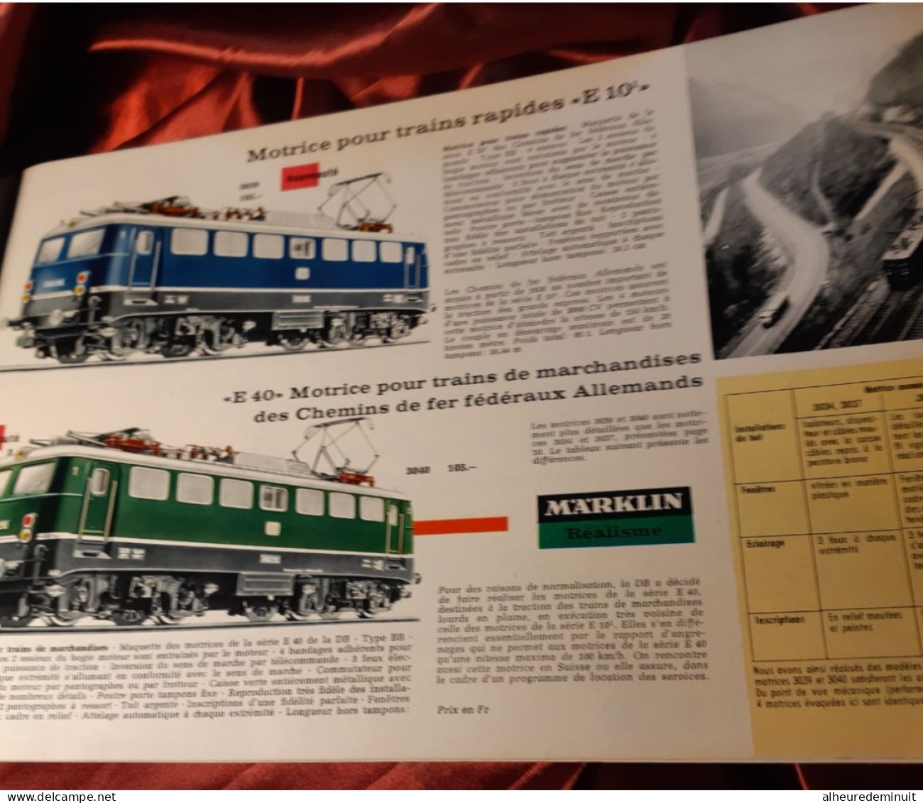 CATALOGUE TRAINS MARKLIN"1965-66"wagons maquettes"locomotives"transfo"trains"aiguillage"motrice"Trans Europ express"....