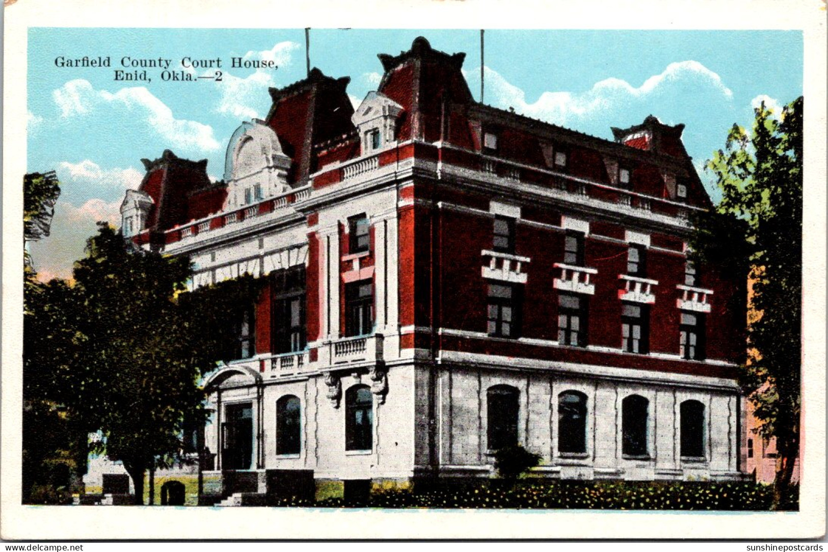 Oklahoma Enid Garfield County Court House - Enid