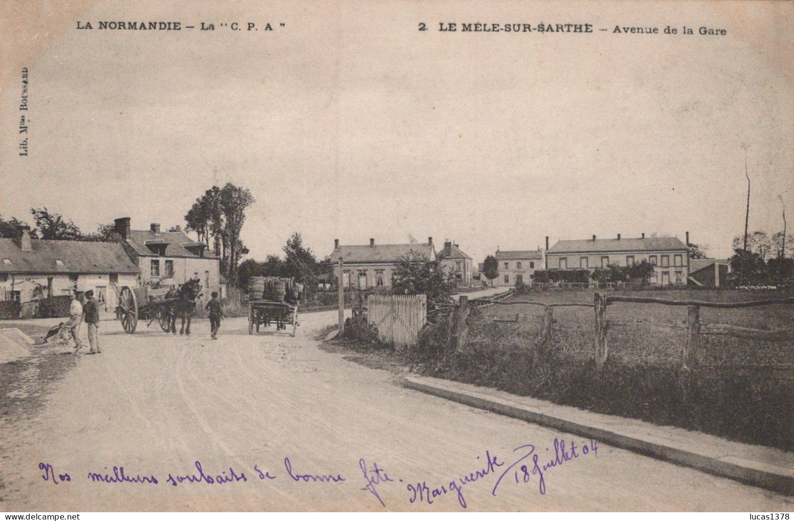 61 / LE MELE SUR SARTHE / AVENUE DE LA GARE - Le Mêle-sur-Sarthe