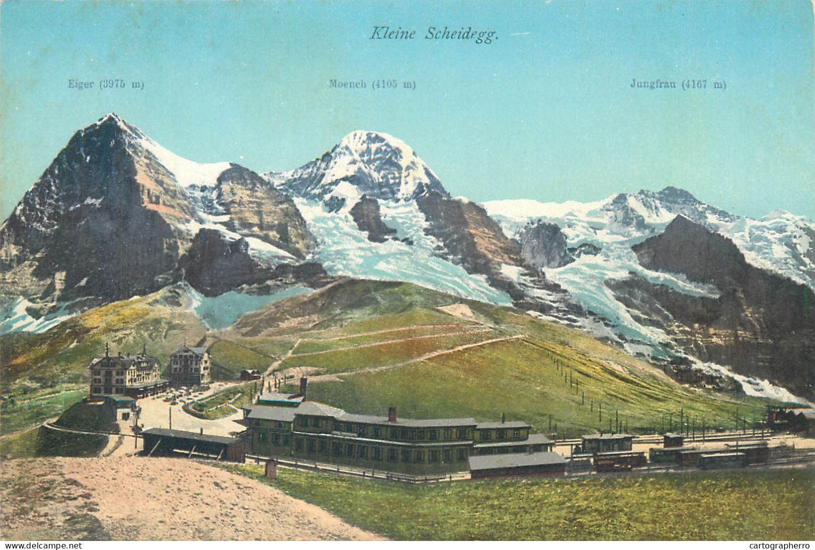 Postcard Switzerland Kleine Scheidegg - Egg