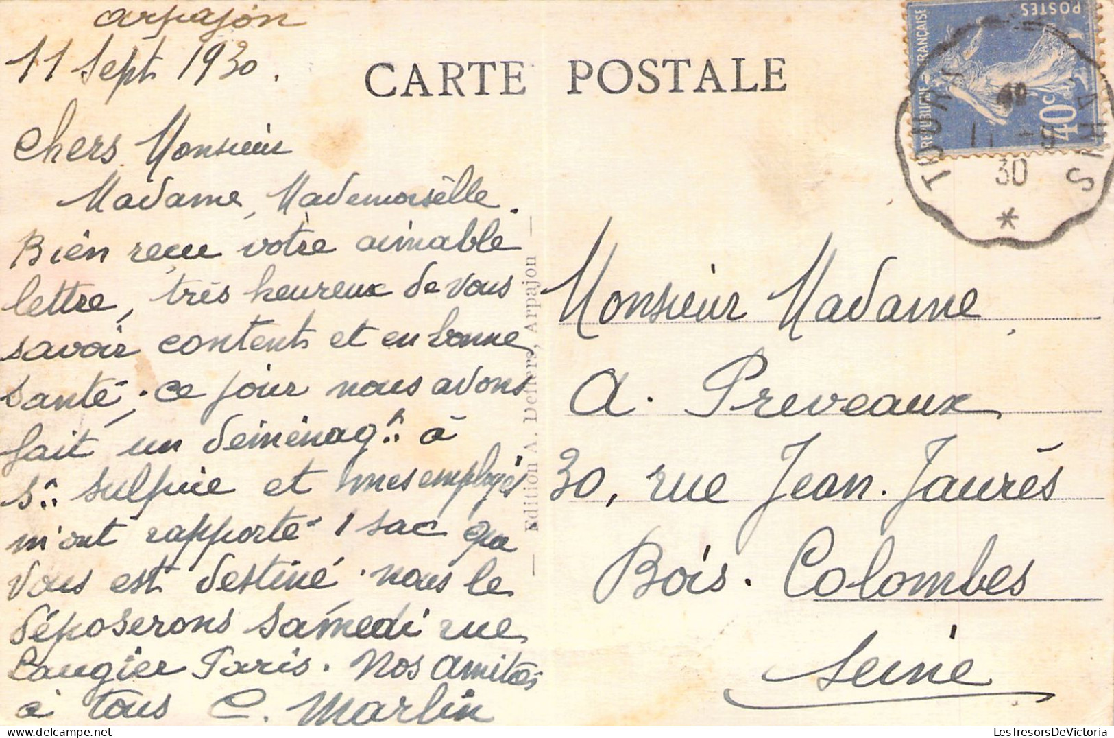 FRANCE - 91 - ARPAJON - Les Halles - Carte Postale Ancienne - Arpajon