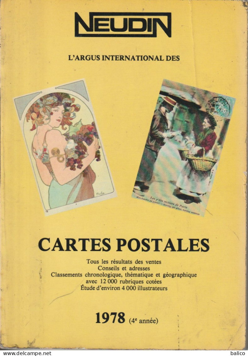 Argus De Cartes Postales Anciennes "NEUDIN - 1978"  (4 ème Année )  Neuf - Books & Catalogs