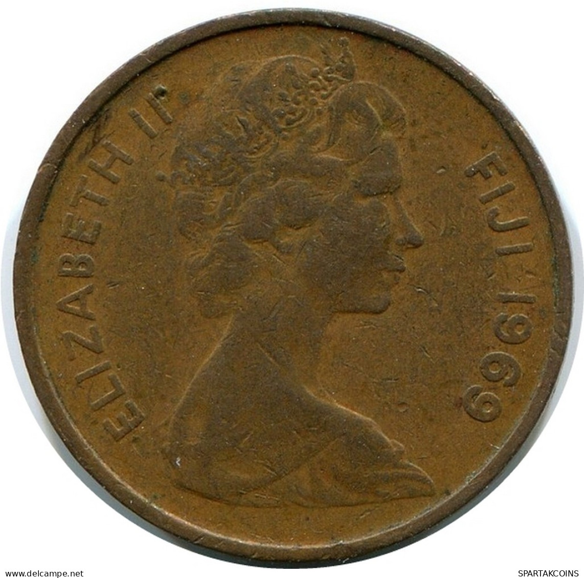 1 CENT 1969 FIDJI FIJI Pièce #BA154.F - Fiji