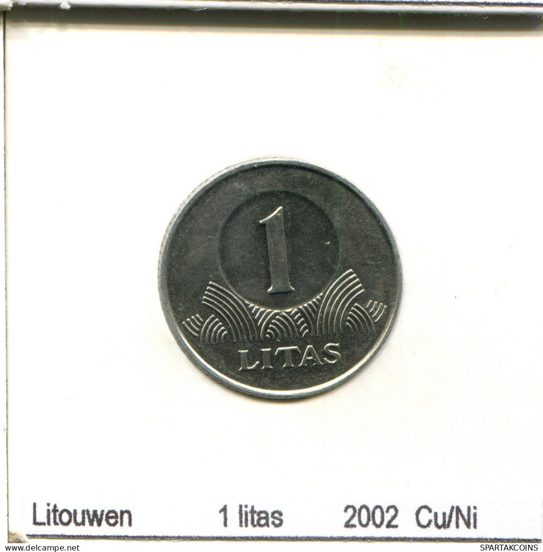 1 LITAS 2002 LITAUEN LITHUANIA Münze #AS699.D - Litauen