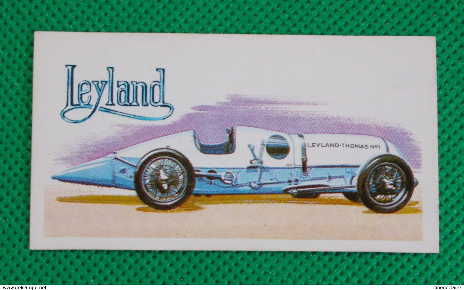 Trading Card - Brooke Bond Tea- History Of The Motor Car - 1925 Leyland Thomas Spécial (6,8 X 3,7)-Série 50 - N° 25 - Motori