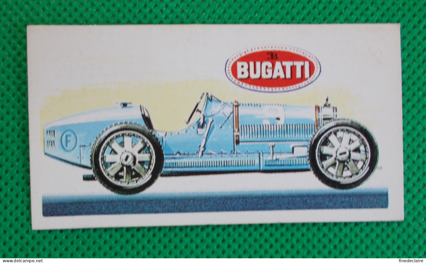 Trading Card - Brooke Bond Tea- History Of The Motor Car - 1927 Bugatti Grand Prix Type 35b (6,8 X 3,7)-Série 50 - N° 27 - Motori