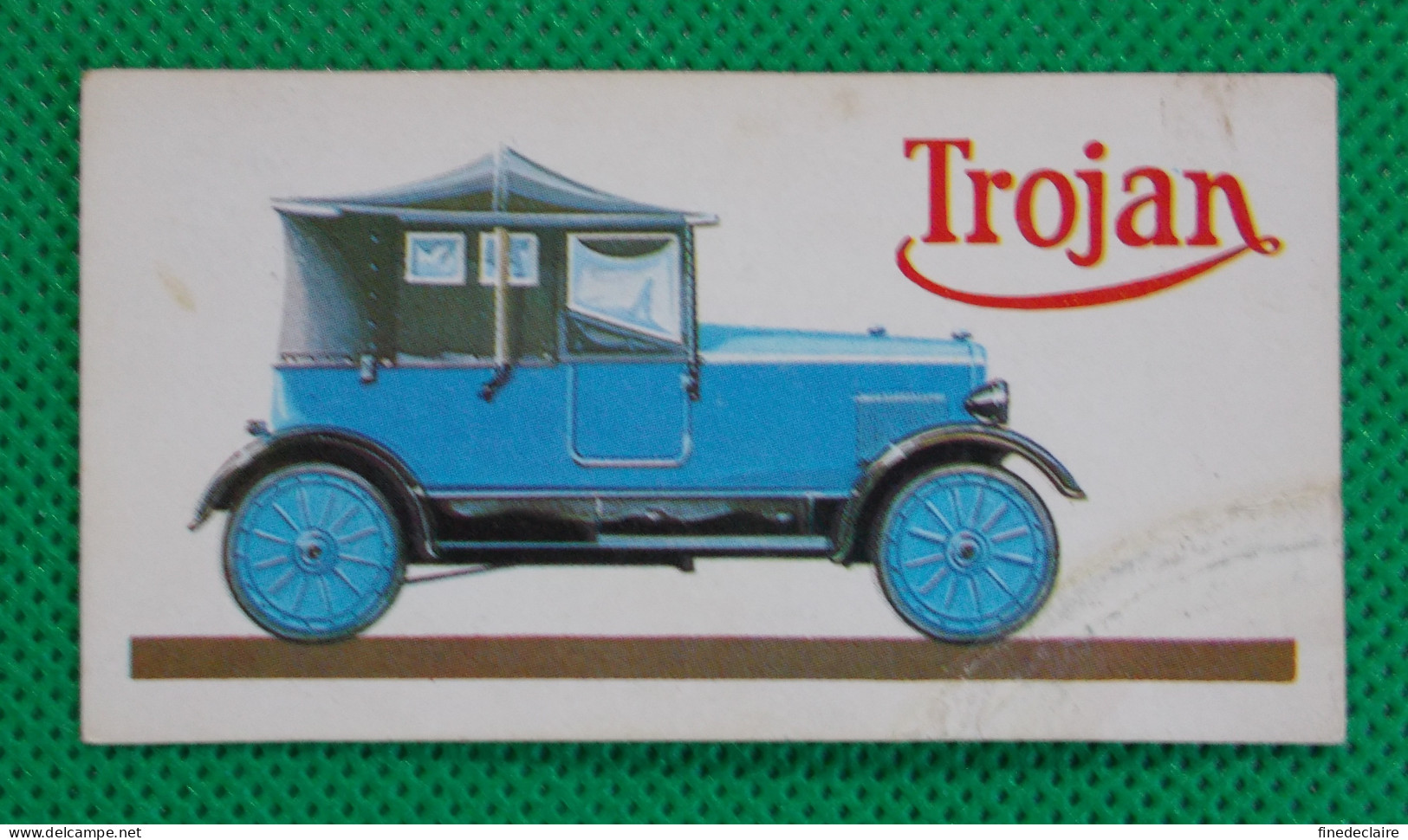 Trading Card - Brooke Bond Tea- History Of The Motor Car - 1922 Trojan "G.B."  (6,8 X 3,7)-Série 50 - N° 20 - Moteurs