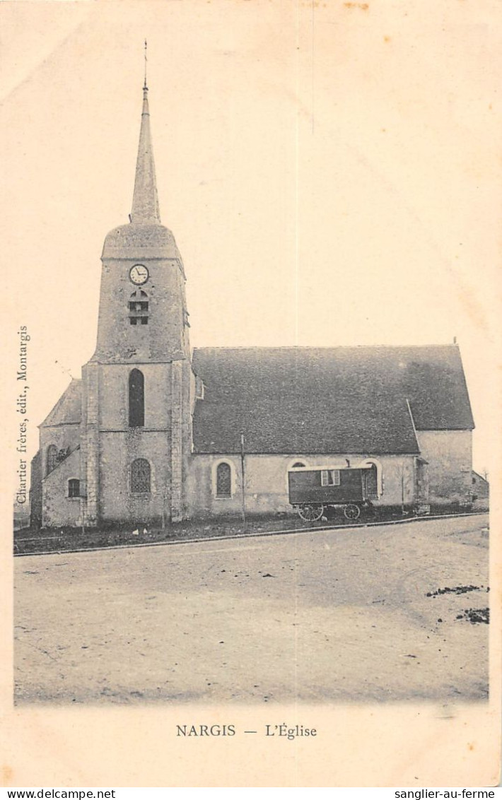 CPA 45 NARGIS EGLISE - Autres & Non Classés