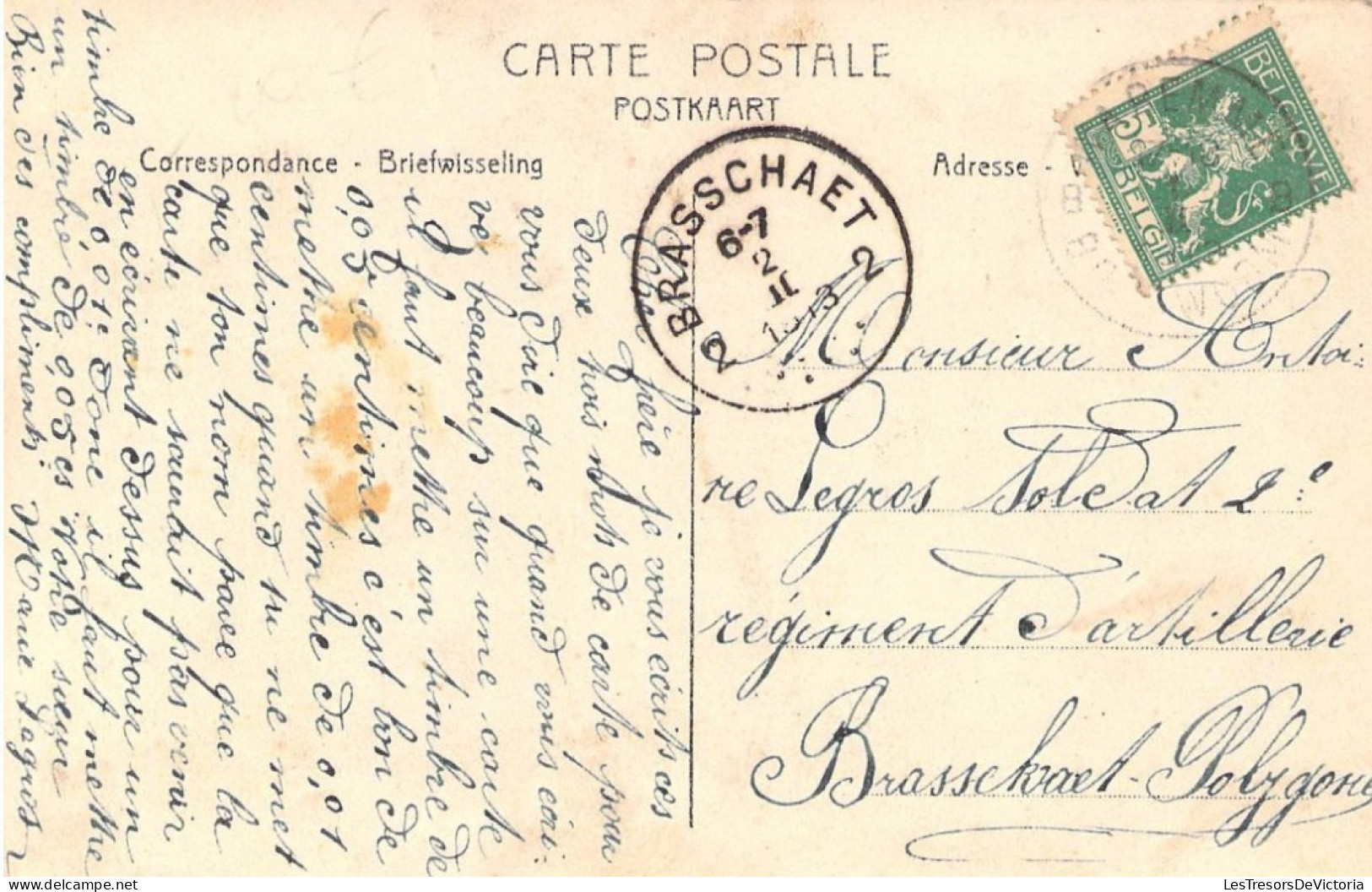 BELGIQUE - BERLOZ - Le Château - Carte Postale Ancienne - Berloz