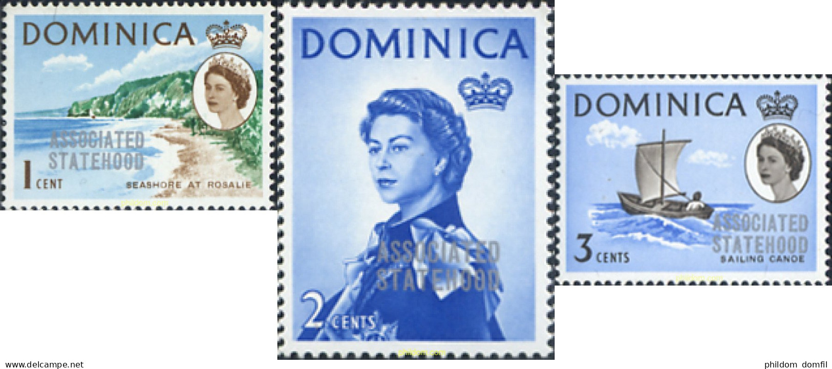 232398 MNH DOMINICA 1968 PROCLAMACION DE LA ASOCIACION CON GRAN BRETAÑA - Altri & Non Classificati