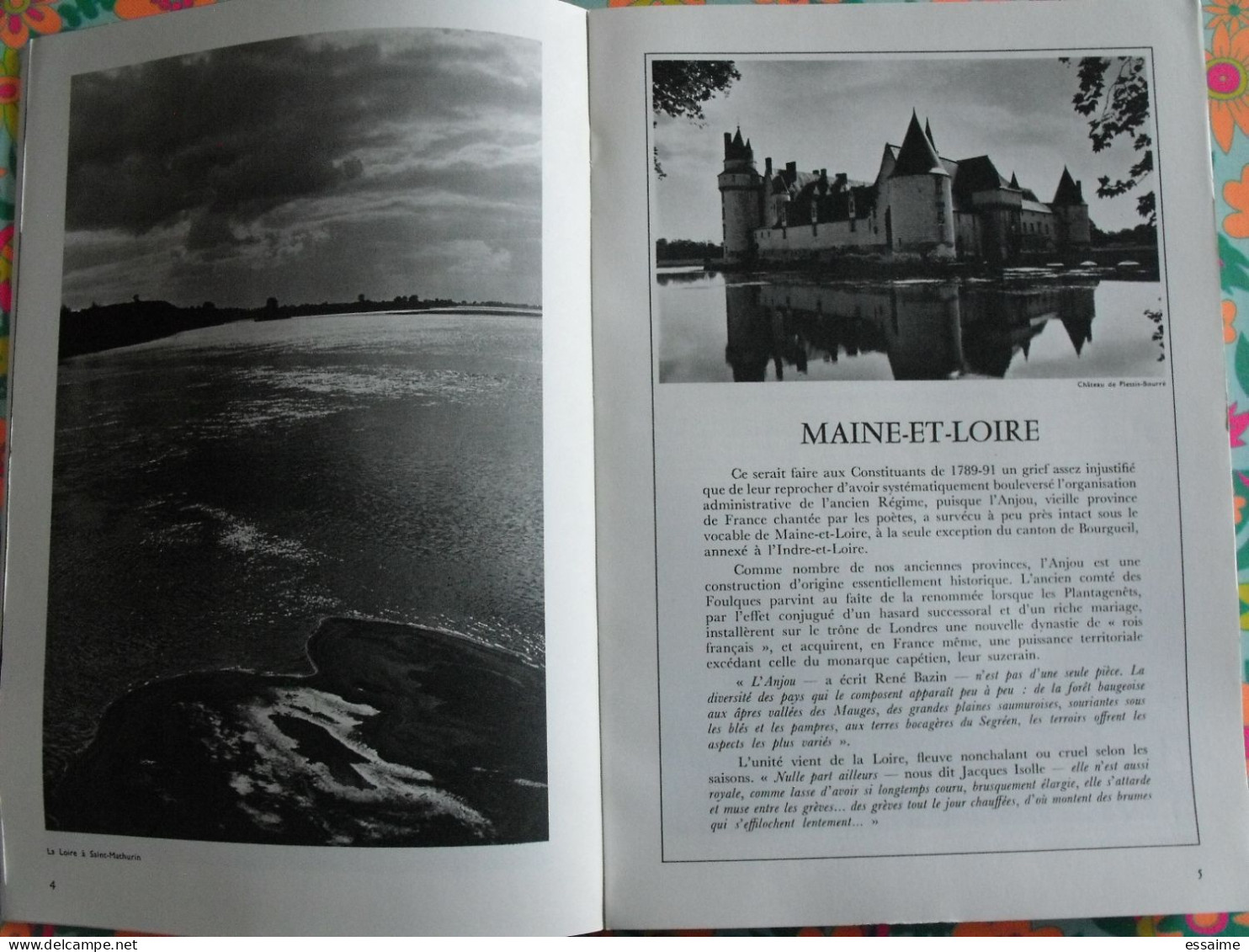 La France à Table N° 172. 1973. Maine-et-Loire. Angers Durtal Baugé Saumur Cholet Brissac Montreuil-bellay . Gastronomie - Tourismus Und Gegenden