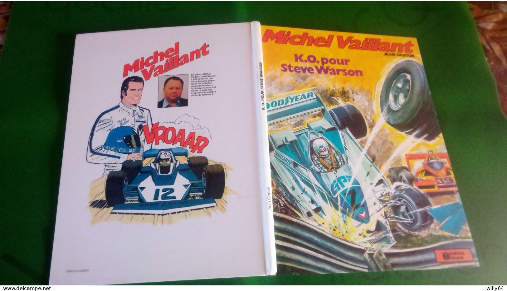 MICHEL VAILLANT  K.O. Pour Steve WARSON   EO 1979  Editions FLEURUS   BE - Michel Vaillant