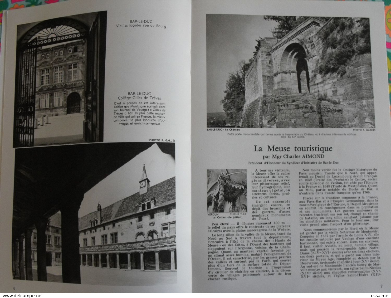 La France à Table N° 115. 1965. Meuse. Bar Le Duc Stainville Vaucouleurs Saint-mihiel Hattonchatel Verdun. Gastronomie - Tourisme & Régions