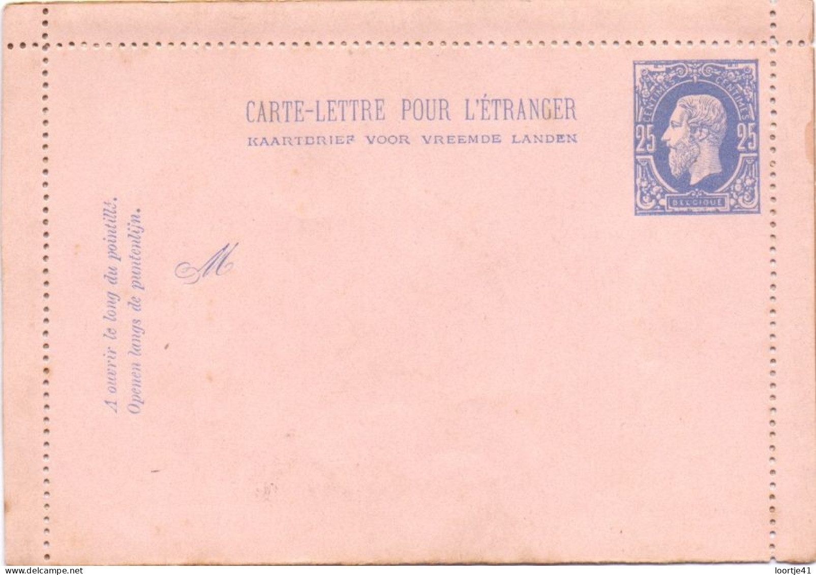 Carte Lettre - Kaartbrief - Blanco, Ongebruikt - Enveloppes-lettres