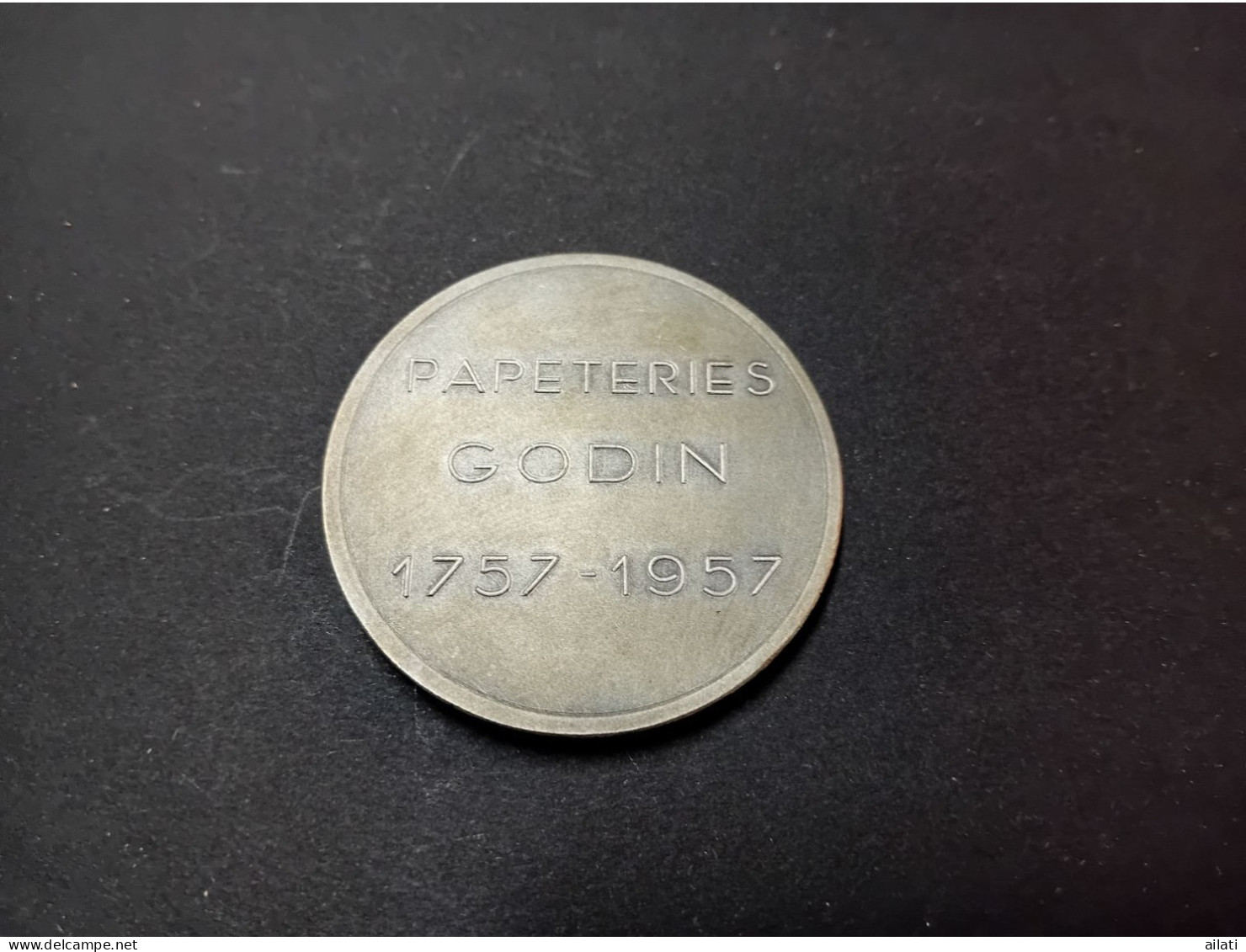 Une Médaille Papeterie Godin  Ville De Huy - Unternehmen