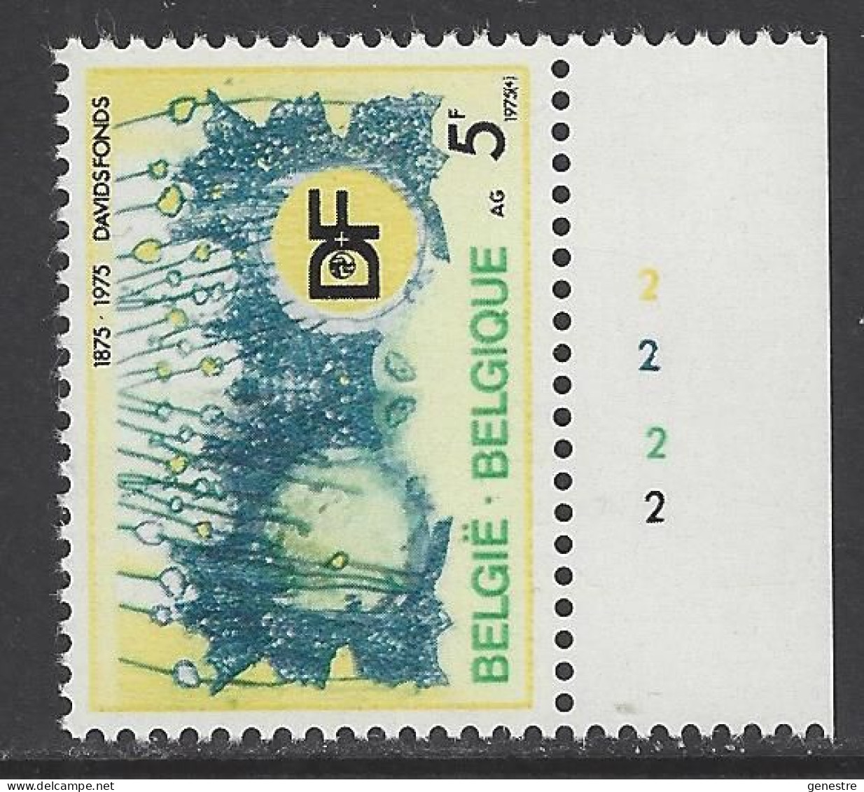 Belgique - 1975 - COB 1757 ** (MNH) - Planche 2 - 1971-1980