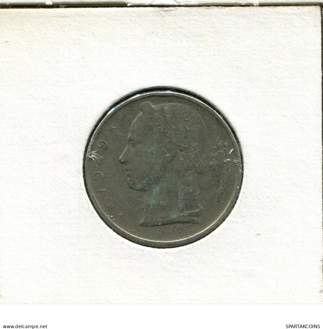 5 FRANCS 1949 Französisch Text BELGIEN BELGIUM Münze #AU042.D - 5 Franc