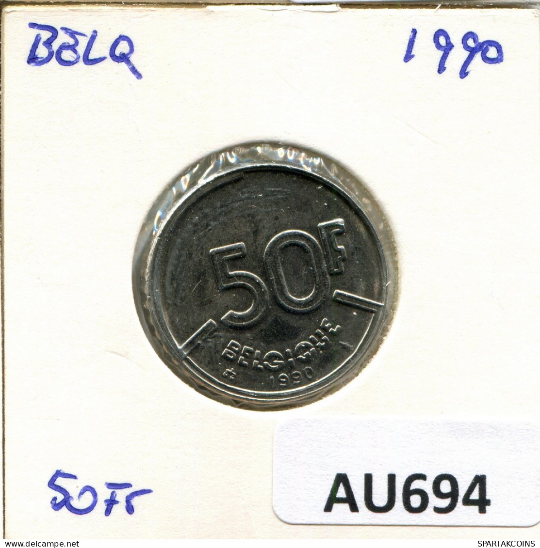50 FRANCS 1990 FRENCH Text BELGIQUE BELGIUM Pièce #AU694.F - 50 Francs