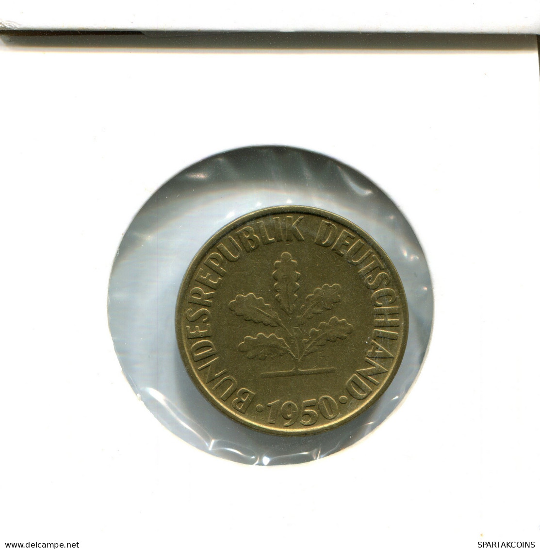 10 PFENNIG 1950 G GERMANY Coin #AW468.U - 10 Pfennig
