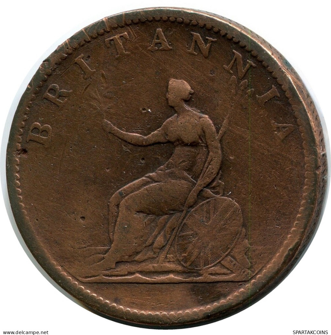 PENNY 1806 UK GRANDE-BRETAGNE GREAT BRITAIN Pièce #AN486.F - C. 1 Penny