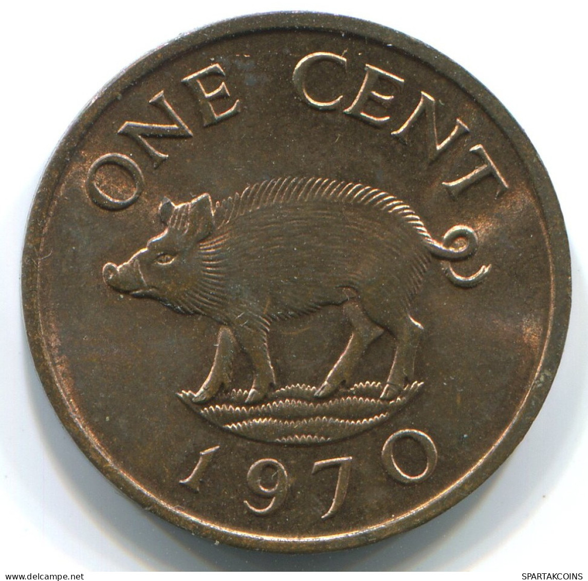 1 CENT 1970 BERMUDA Coin #WW1192.U - Bermudes