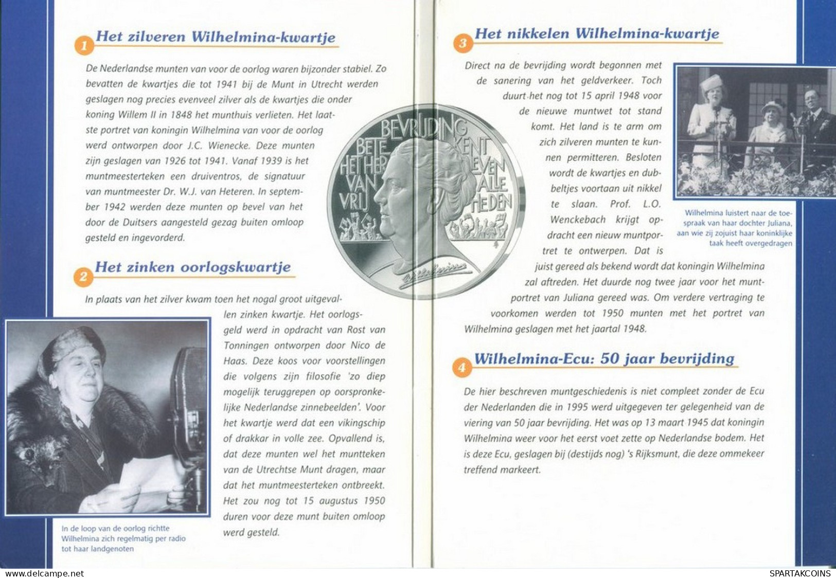 NEERLANDÉS NETHERLANDS 1941/1995 MINT SET 4 Moneda PLATA #SET1064.7.E - [Sets Sin Usar &  Sets De Prueba