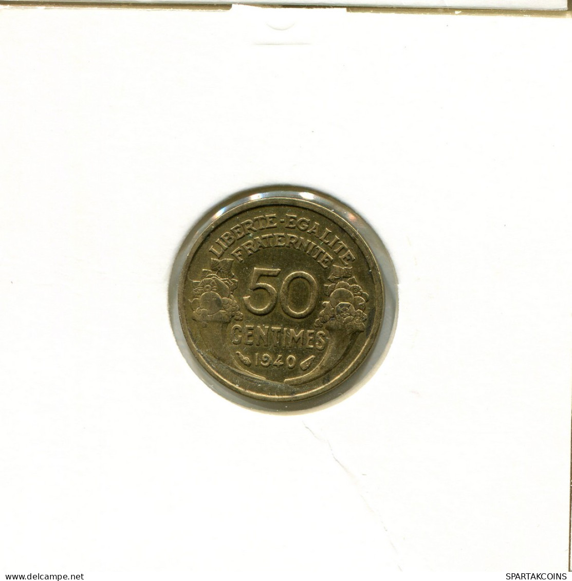 50 CENTIMES 1940 FRANKREICH FRANCE Französisch Münze #AK924.D - 50 Centimes