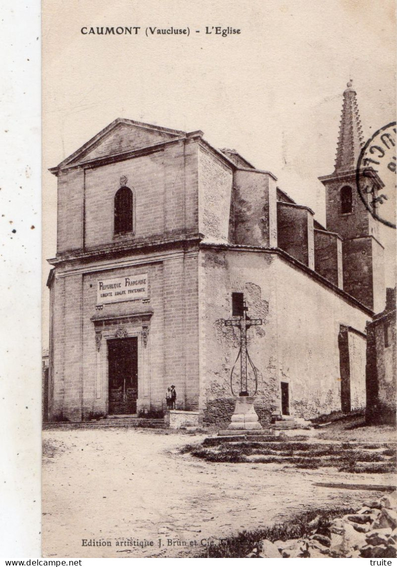 CAUMONT-SUR-DURANCE L'EGLISE - Caumont Sur Durance