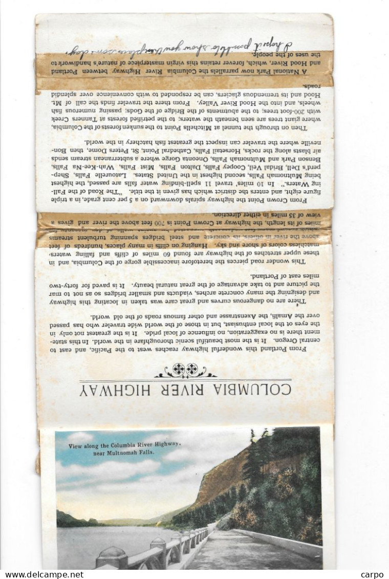 Souvenir Folder of Columbia River Highway.