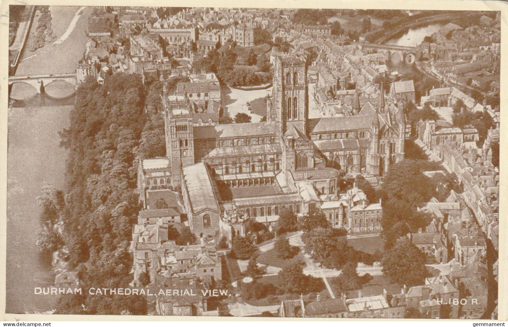 DURHAM CATHEDRAL - AERIAL  VIEW - Durham City