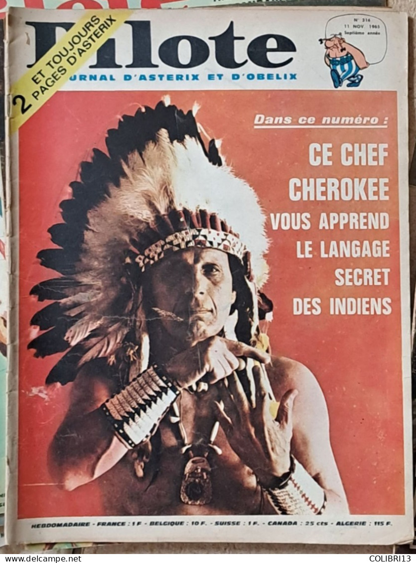 Equivalent RELIE PILOTE N°28 N°313 à 322 10 N°s 1965  48 Pages Blueb?DINGODOSSIERS , BOB MORANE ,LEGALL,LEBLEU - Wholesale, Bulk Lots