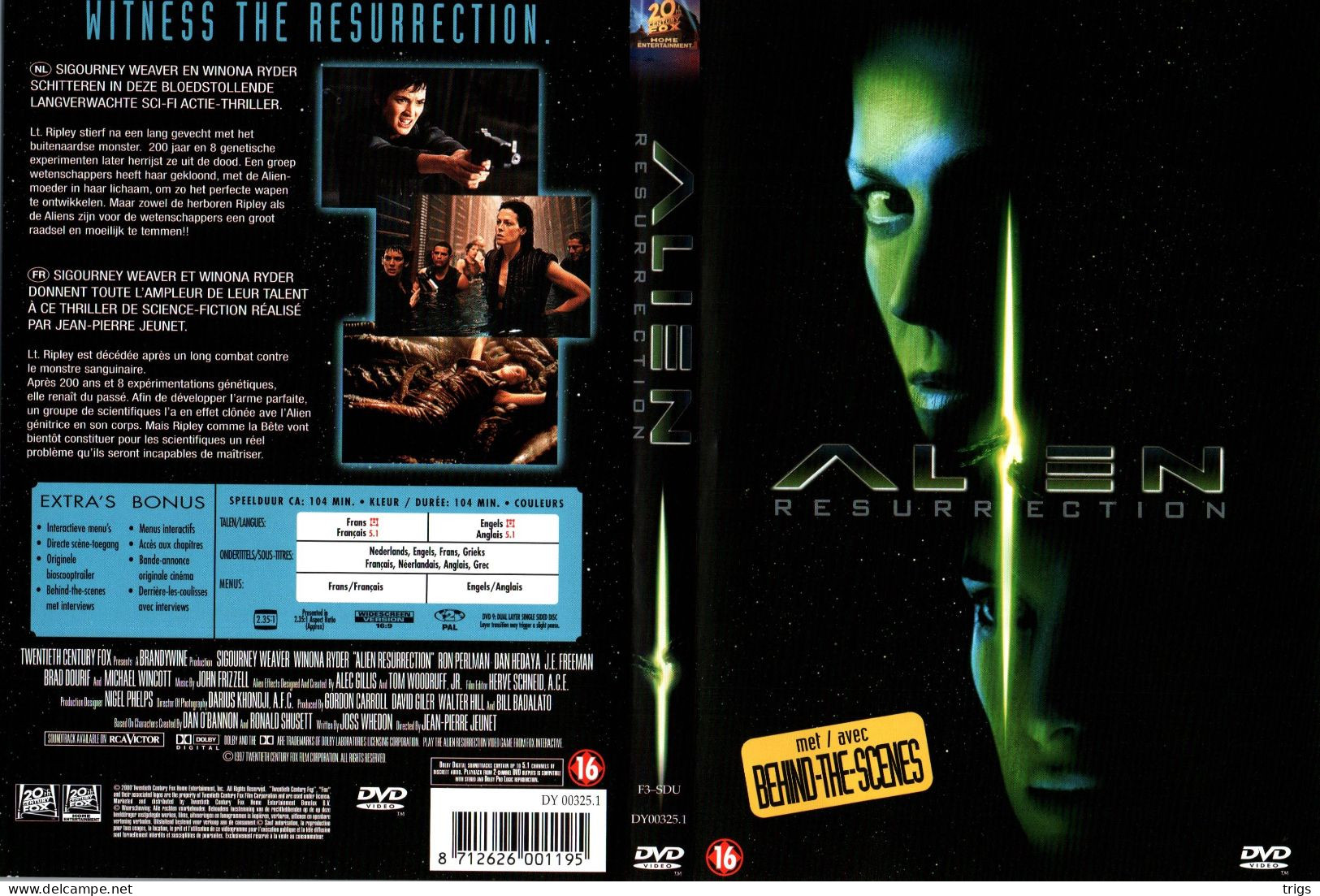 DVD - Alien: Resurrection - Sci-Fi, Fantasy