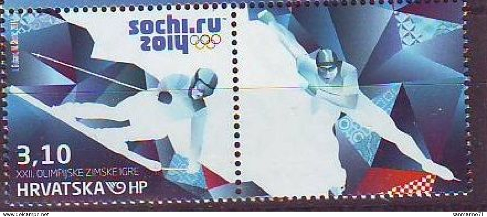 CROATIA 1110,unused - Winter 2014: Sotschi