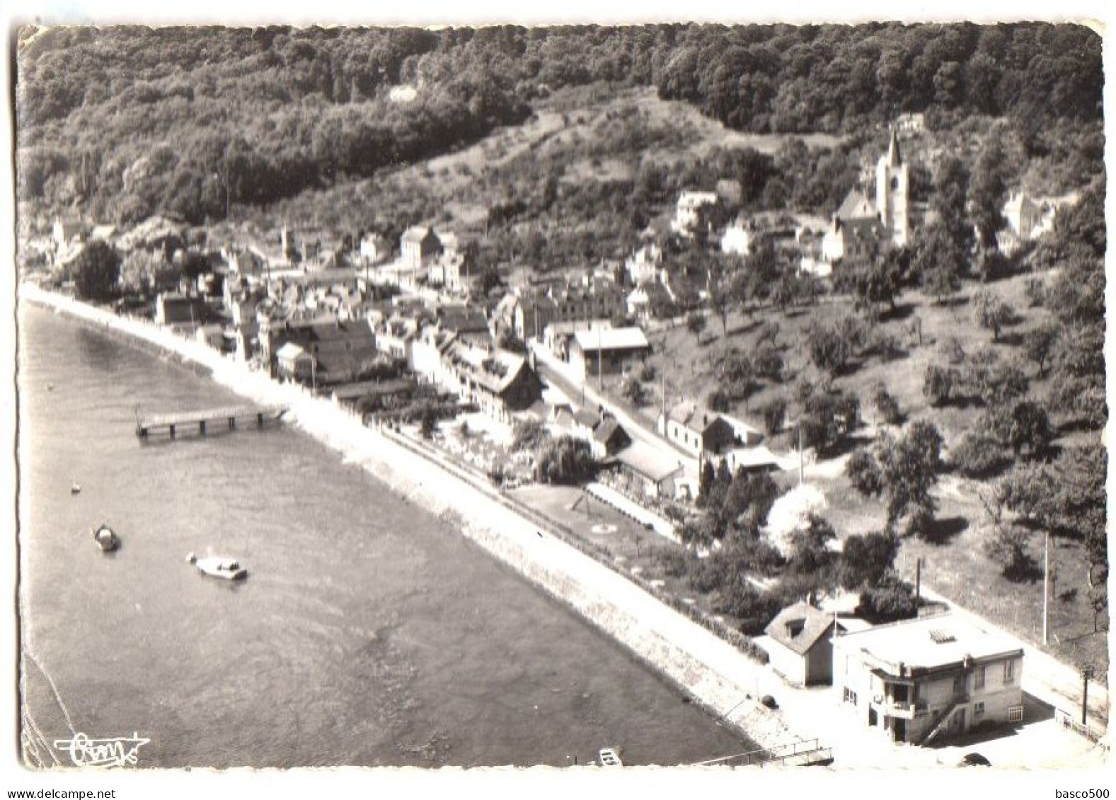 1961 VILLEQUIER - Vue Aérienne Du BOURG - Villequier