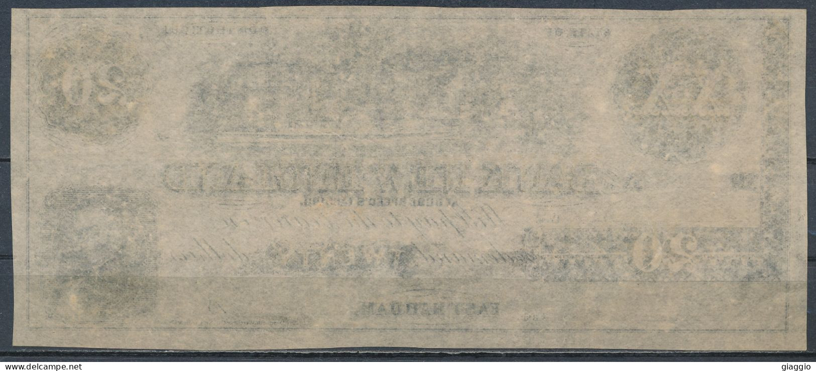 °°° USA - 20 DOLLARS 1860 BANK NEW ENGLAND °°° - Confederate Currency (1861-1864)