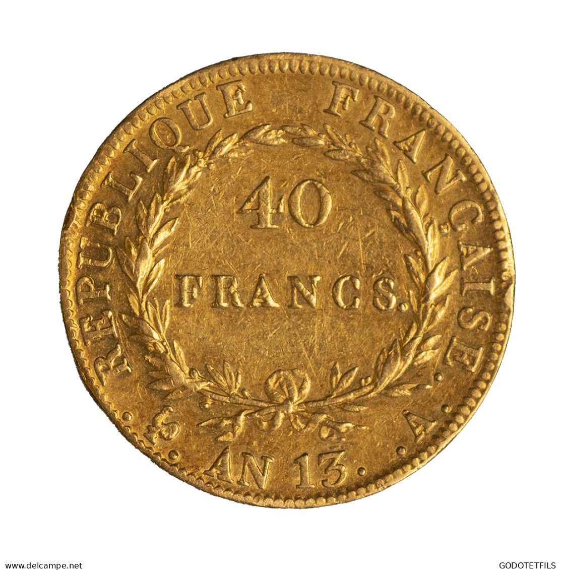 Premier Empire - 40 Francs Napoléon Empereur An 13 (1804) Paris - 40 Francs (oro)