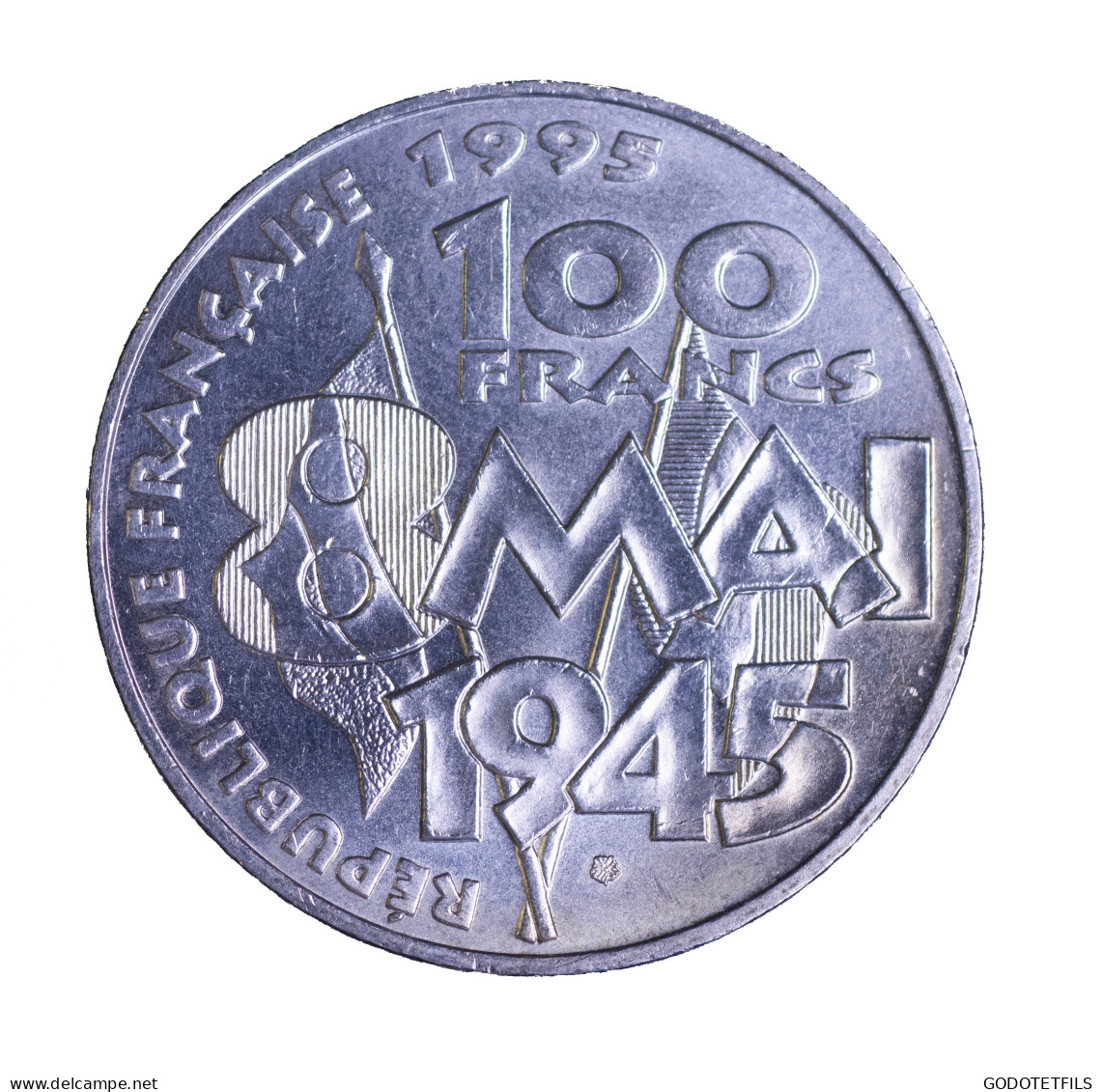 Ve République 100 Francs Argent 8 Mai 1945 - 100 Francs