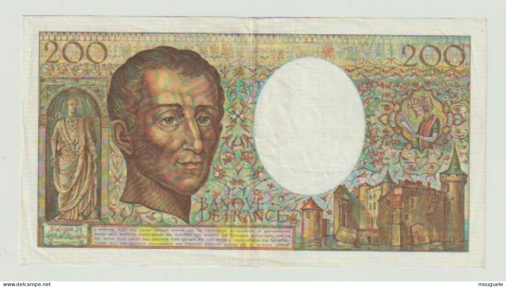 200 Francs  Montesquieu 1981 Alphabet  V008 - 200 F 1981-1994 ''Montesquieu''