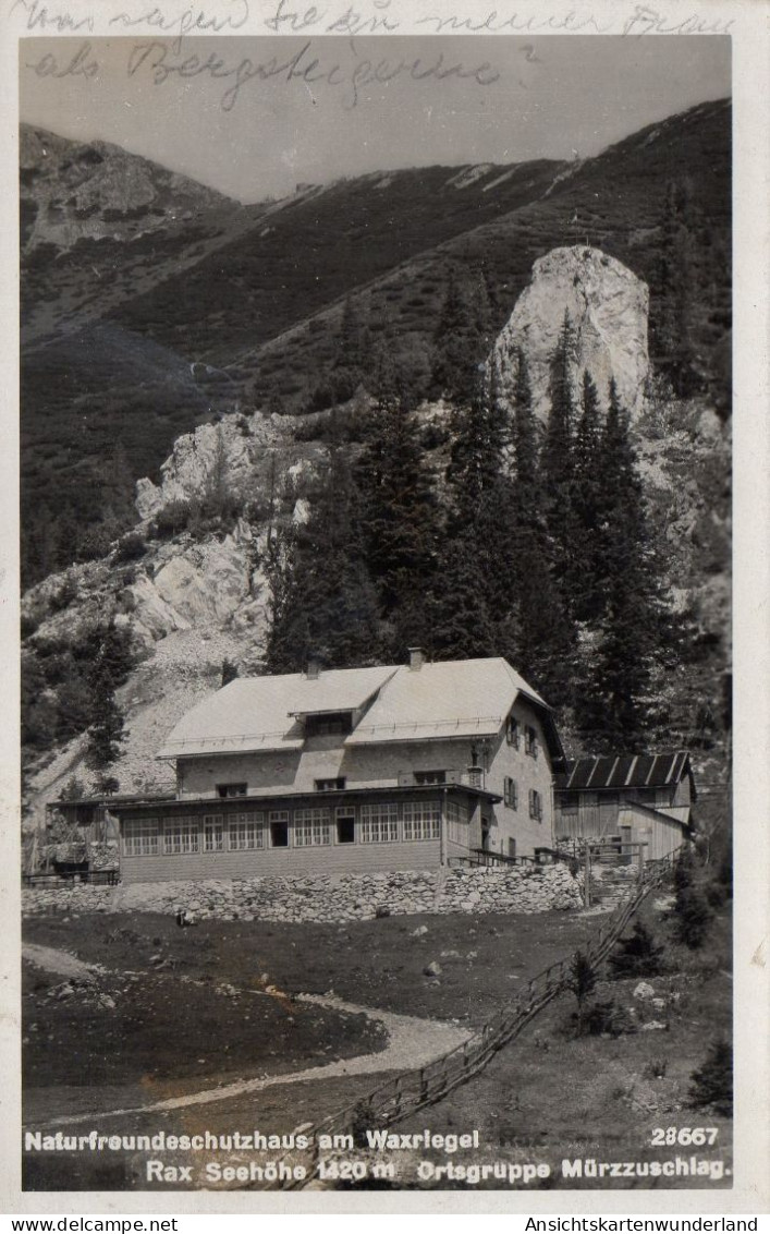 Naturfreundeschutzhaus Am Waxriegel 1931 (12805) - Raxgebiet