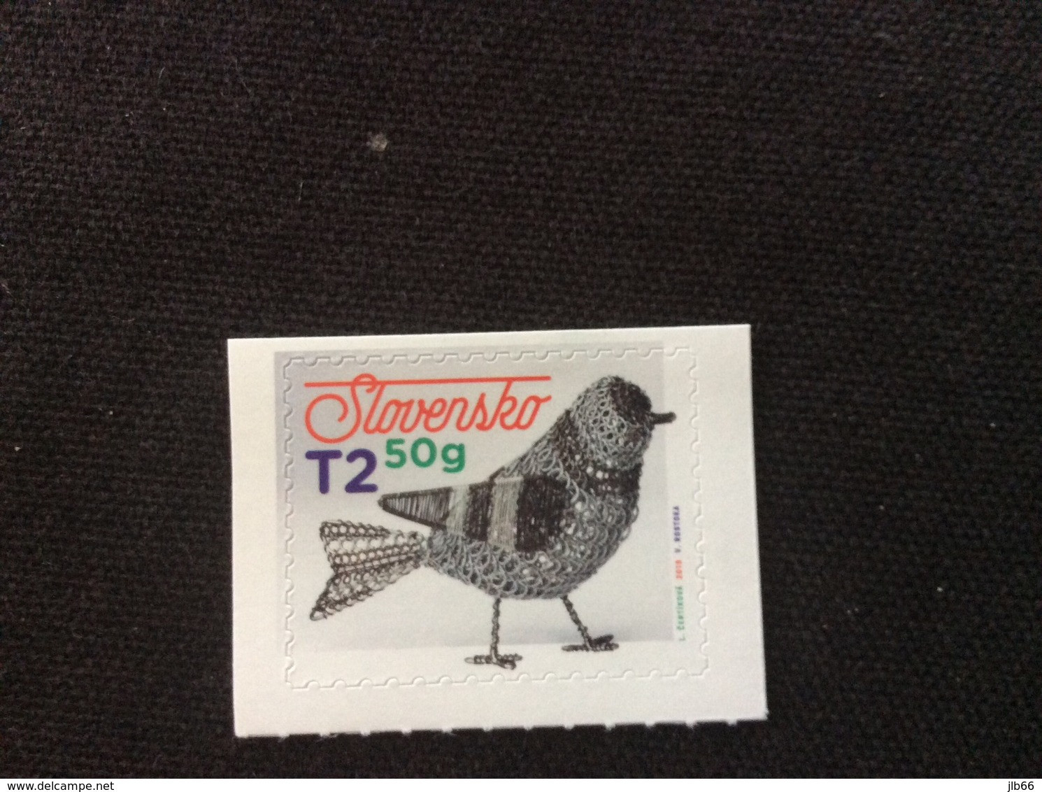 Slovaquie 2019 PAQUES YT 760 Auto Adhésif ** Oiseau En Fer Blanc Ferblanterie Traditionnelle - Nuovi