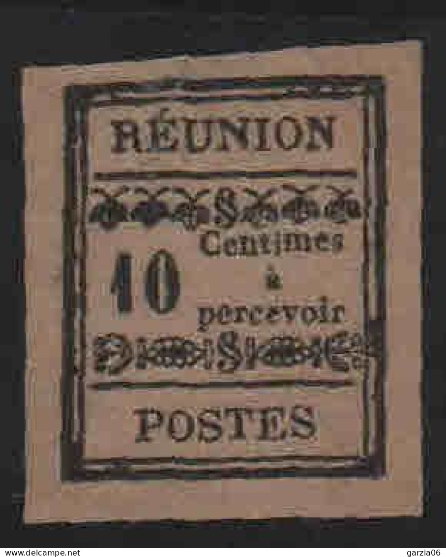 Réunion  - 1889 - Vignette Typographiée - Tb Taxe N°  2 - Sans Gomme D' Origine - Postage Due