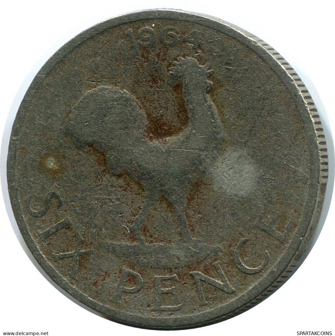 6 PENCE 1964 MALAWI Münze #AP900.D - Malawi