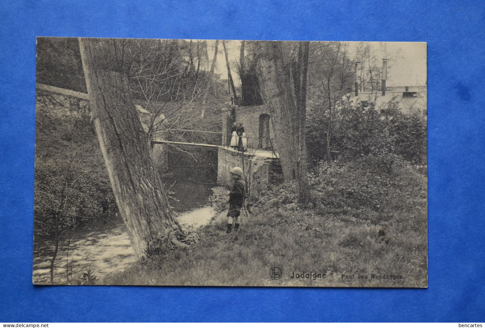 Jodoigne 1916: Pont Des Rendanges Animée. Belle Oblitération - Jodoigne