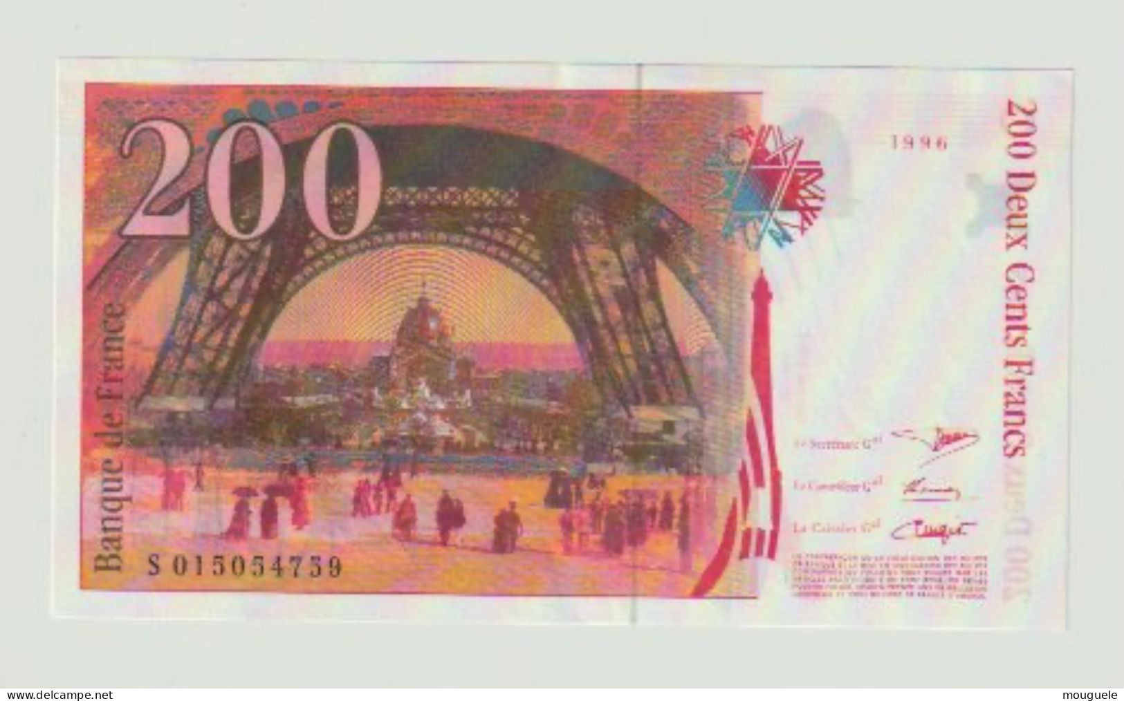 200 Francs  Eiffel 1996 Alphabet   Neuf - 200 F 1995-1999 ''Eiffel''