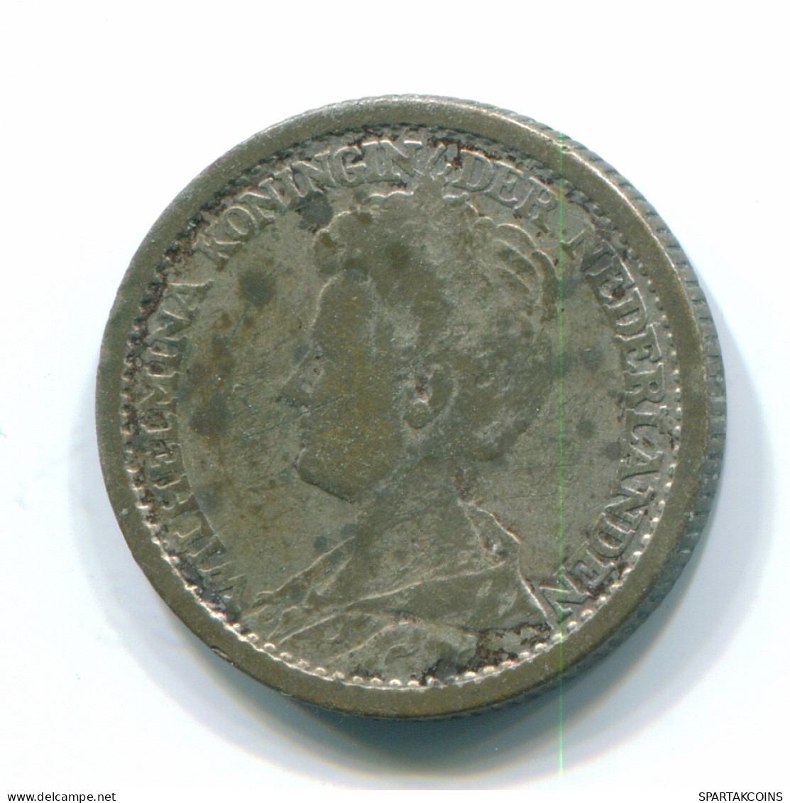 25 CENT 1925 NEERLANDÉS NETHERLANDS Moneda PLATA #S13695.E - Monnaies D'or Et D'argent