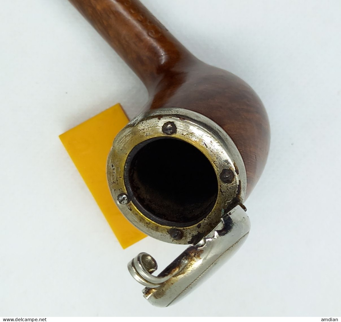 CHACOM NAVIGATOR 110 Straight Billiard Pipe with Cap, Used Vintage Smoking Tobacco Pipe / Pfeife