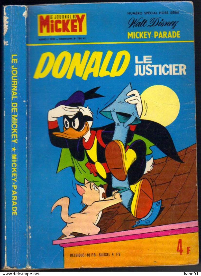 MICKEY-PARADE N° 1166-BIS " DONALD LE JUSTICIER " DE 1974 - Mickey Parade