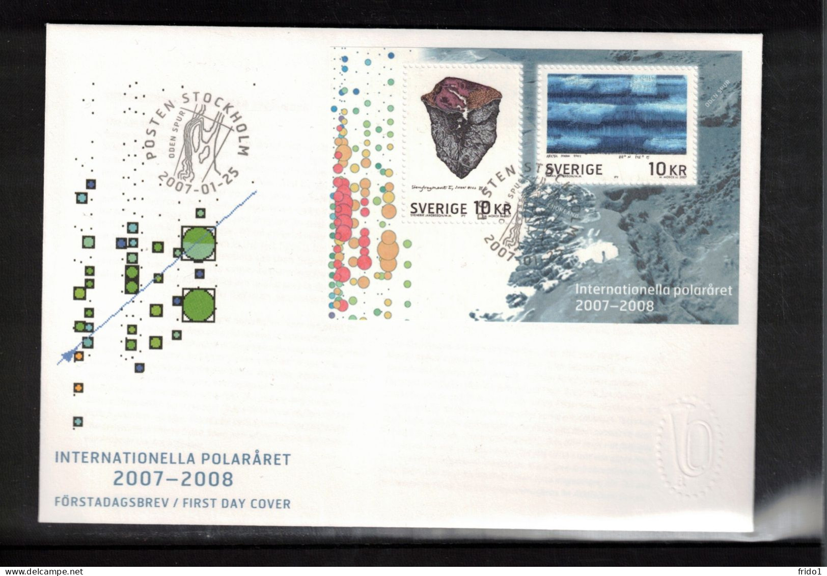 Sweden 2007 International Polar Year Block FDC - Internationales Polarjahr