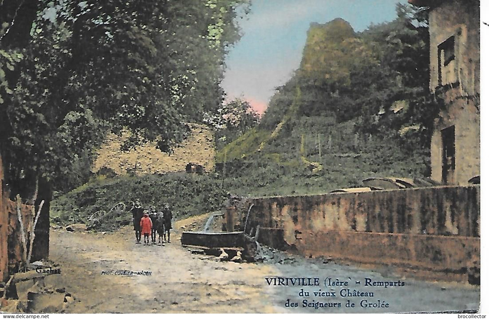 VIRIVILLE ( 38 ) -  Vieux Chateau Des Seigneurs De Grolée - Viriville