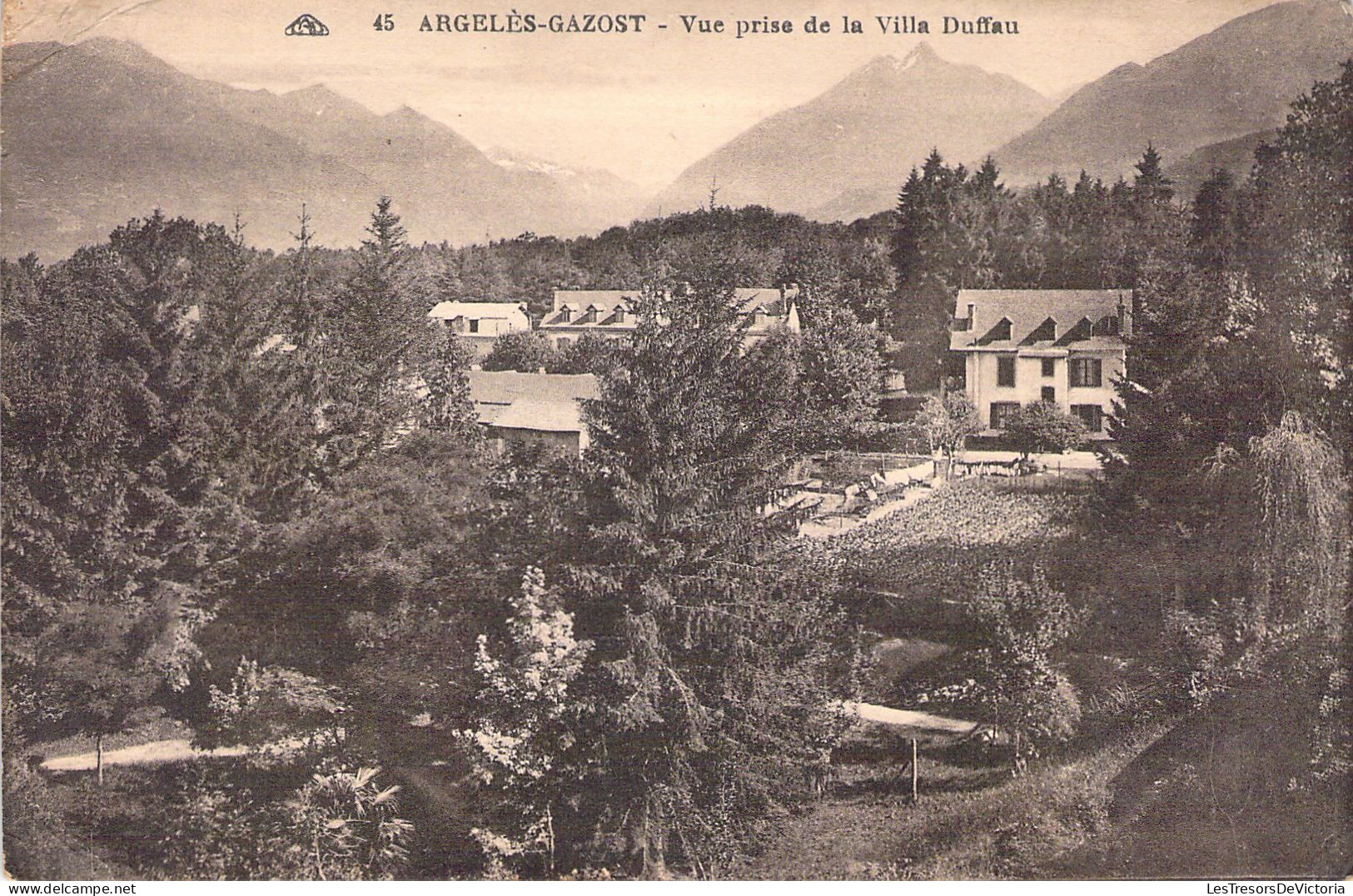 FRANCE - 65 - ARGELES GAZOST - Vue Prise De La Villa Duffau - Carte Postale Ancienne - Argeles Gazost